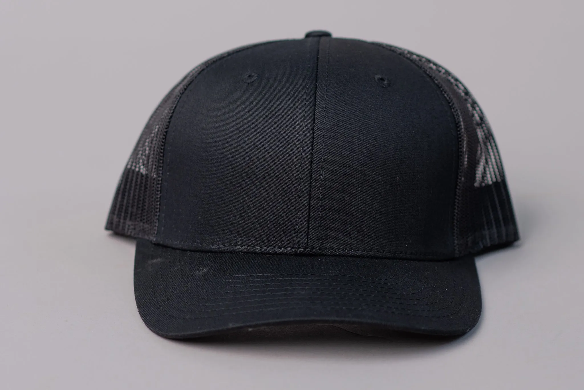 112 Richardson Hat | Work Hard Live Well | Black   White | Manready Mercantile