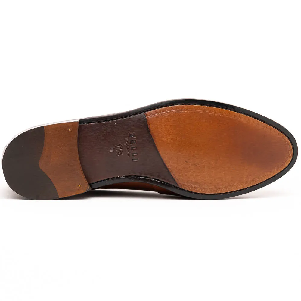 15-203-CHL SAVANNAH Calfskin Penny Loafer, Chili