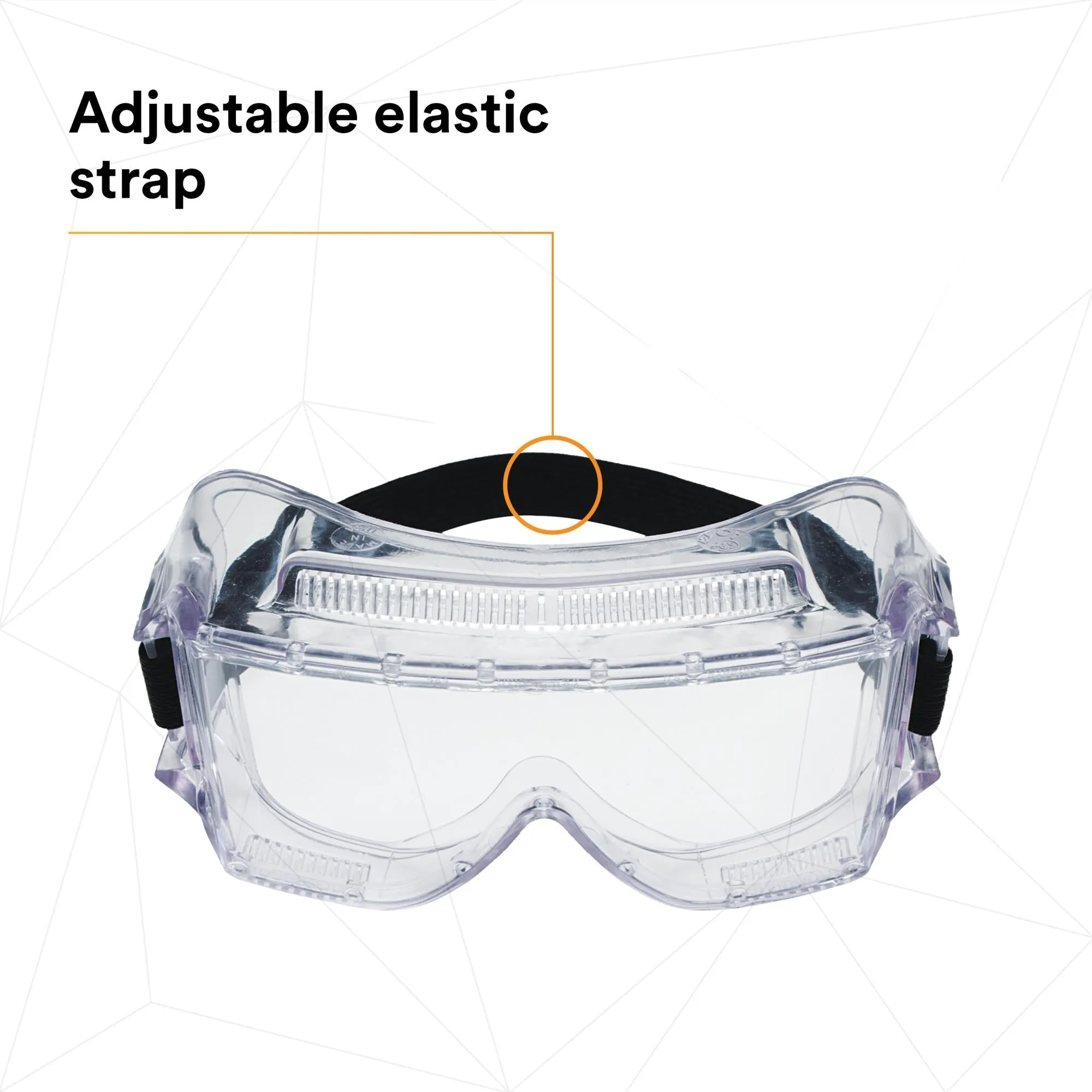 3M Centurion Impact Safety Goggles 452AF, 40301-00000-10, Clear
Anti-Fog Lens