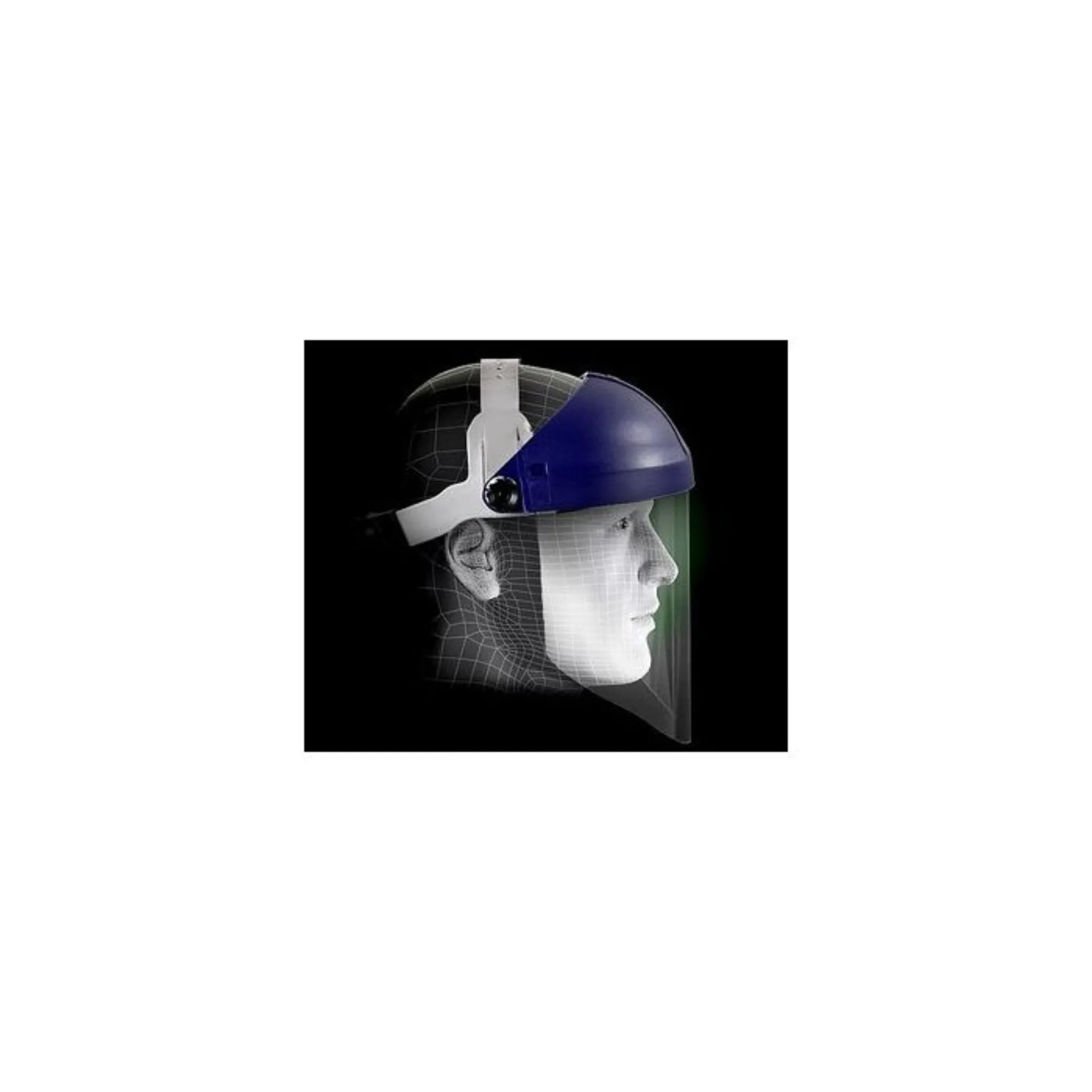 3M™ Ratchet Headgear H8A, 82783-00000, with 3M™ Clear Polycarbonate Faceshield WP96, 1 Each