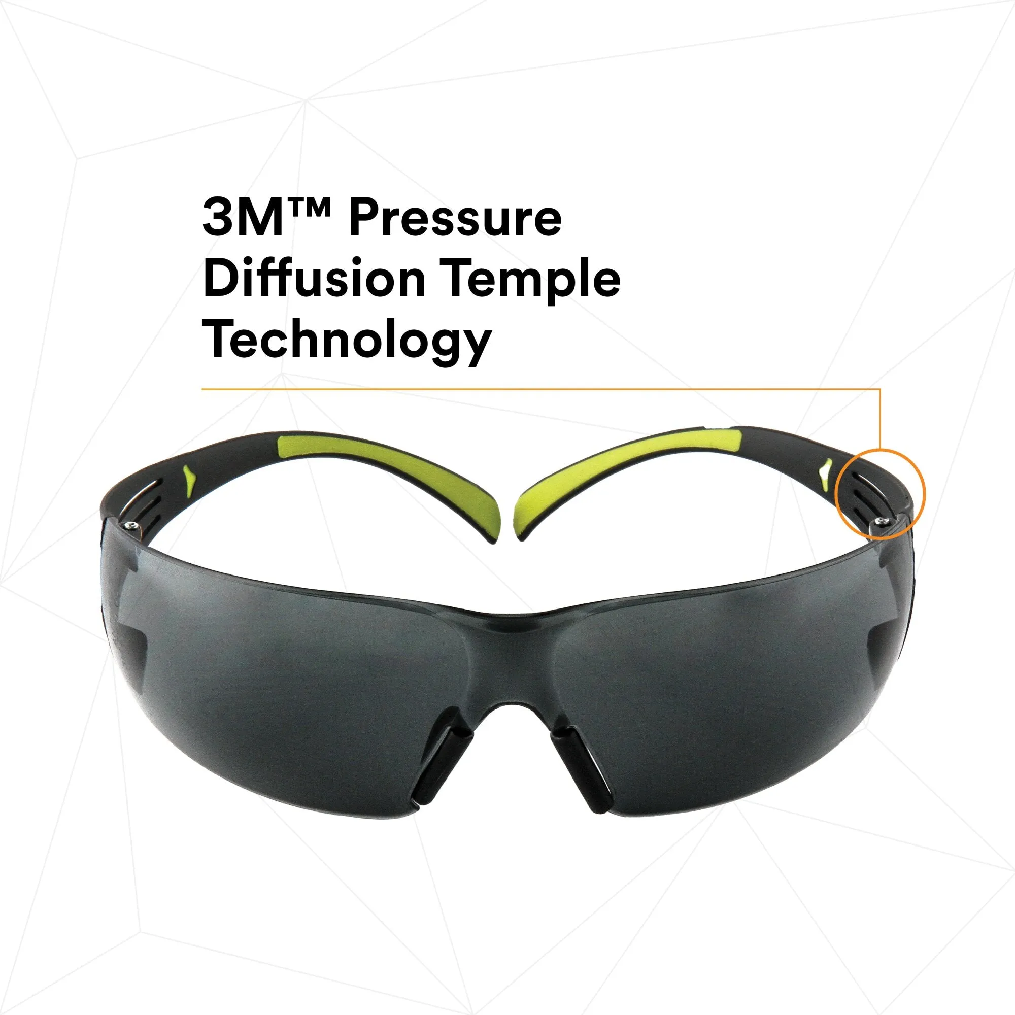 3M SecureFit Protective Eyewear SF402AF, Gray Anti-fog Lens