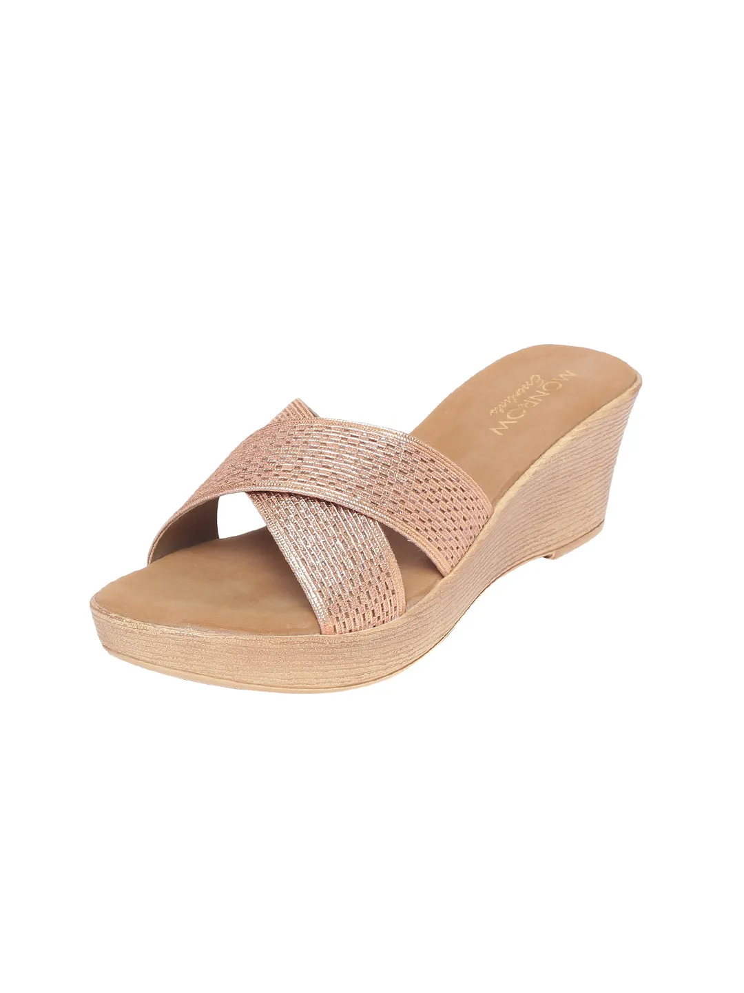 Aisha Rose Gold Wedge