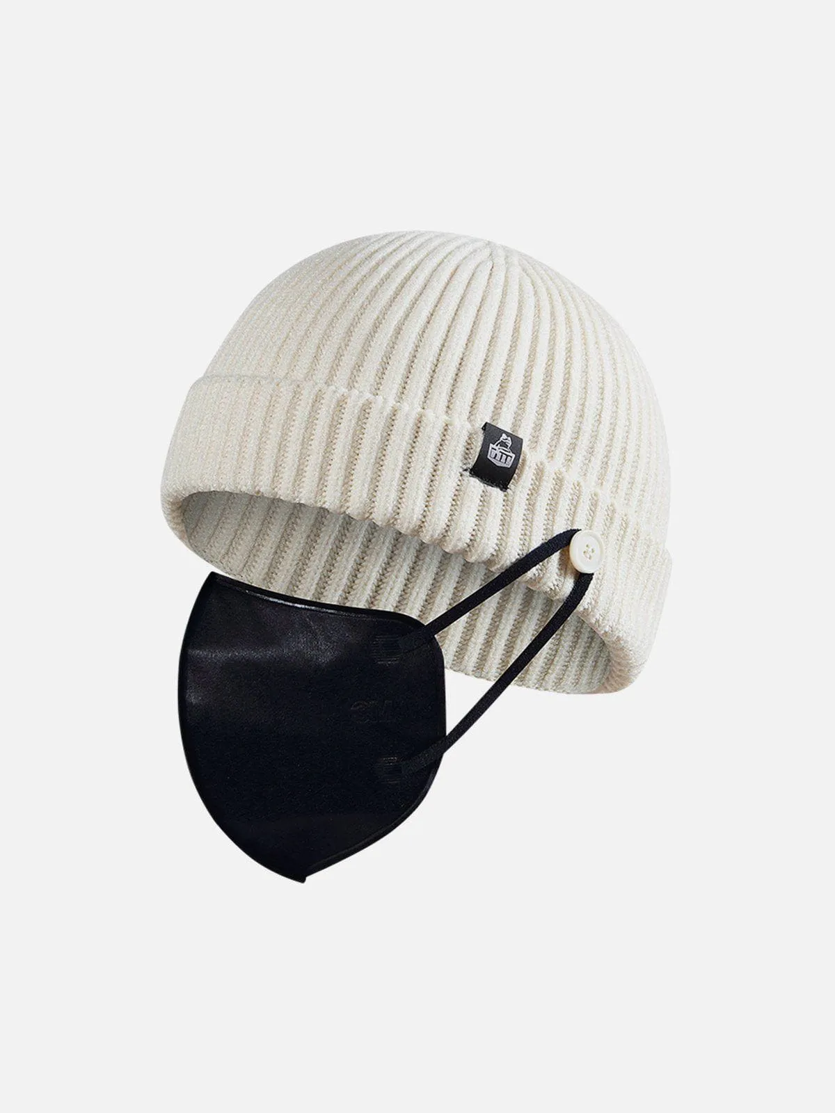 AlanBalen® - Buttons Knit Dome Hat