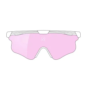 ALBA OPTICS Eyewear DELTA - White VZUM Pink Lei