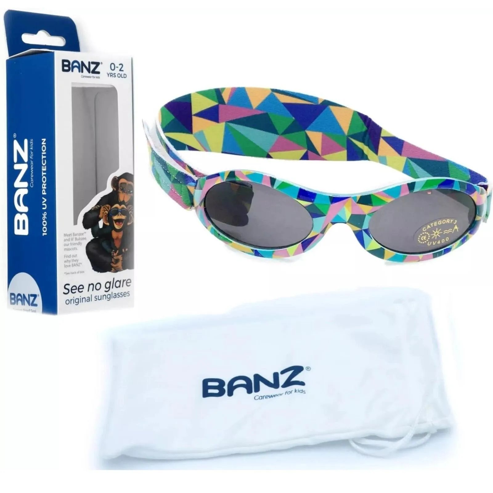 Baby Banz Bubzee Sunglasses 0-2 yrs - Kaleidoscope