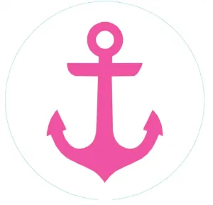 Bogg Bits Pink Anchor