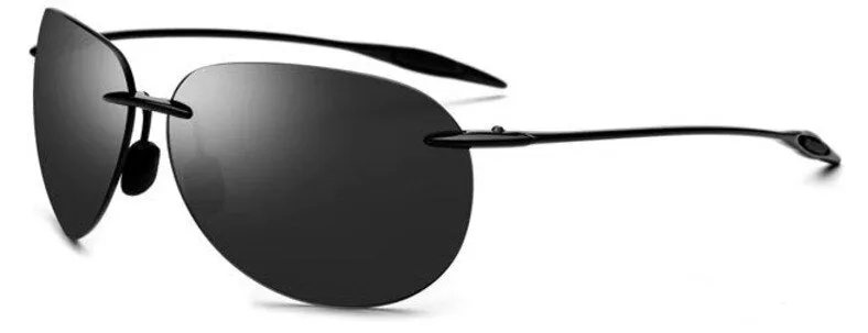 Brightzone Men's Sunglasses Rimless Alloy Tac Oval Tm0030