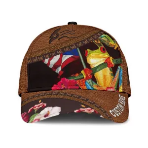 Customized Coqui Frog Puerto Rico Cap Hat, Puerto Rico Hats For Summer