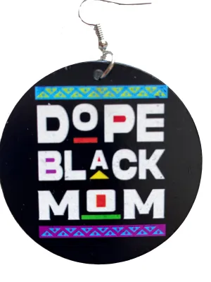 Dope Black Mom | Natural Hair Jewelry | Afrocentric Accessories