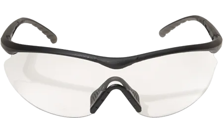 Edge Eyewear Banraj DB111  Black Frame Clear Lens Safety Glasses