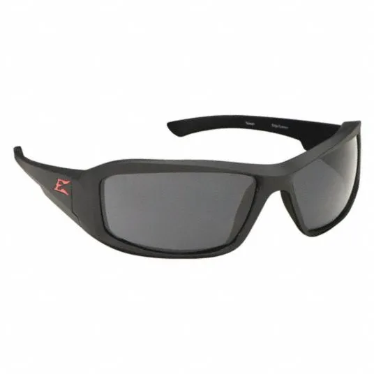 Edge Eyewear Brazeau XB136 Matte Black Frame Smoke Lenses Glasses