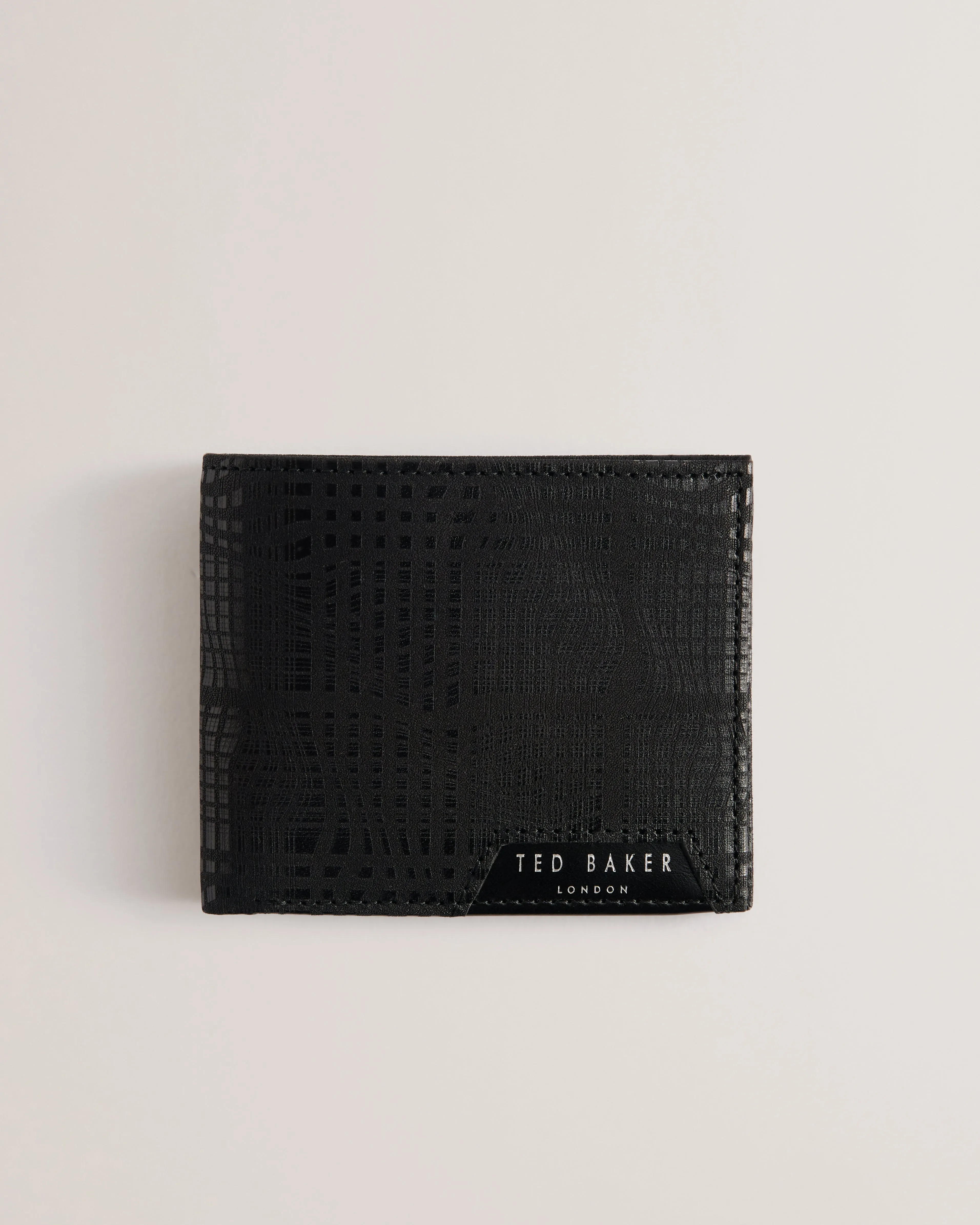 Etan Etched Leather Wallet & Cardholder Black