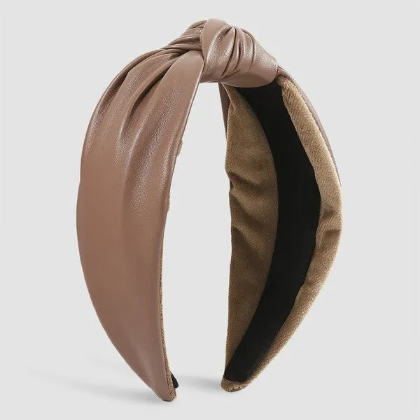 Florence Vegan Leather Headband