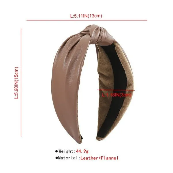 Florence Vegan Leather Headband