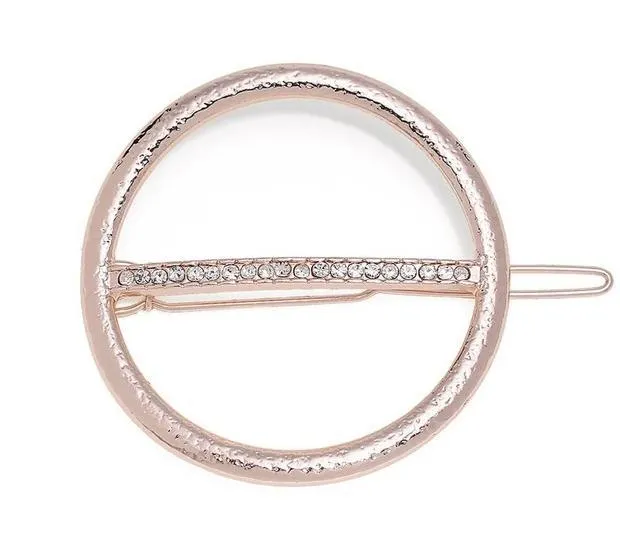 Geometric Alloy Hair Clip