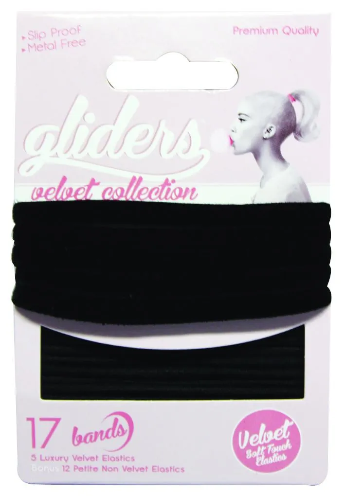 Gliders Velvet Soft Touch Elastics