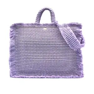 Gossypium Tote Bag - Lilac & Gold