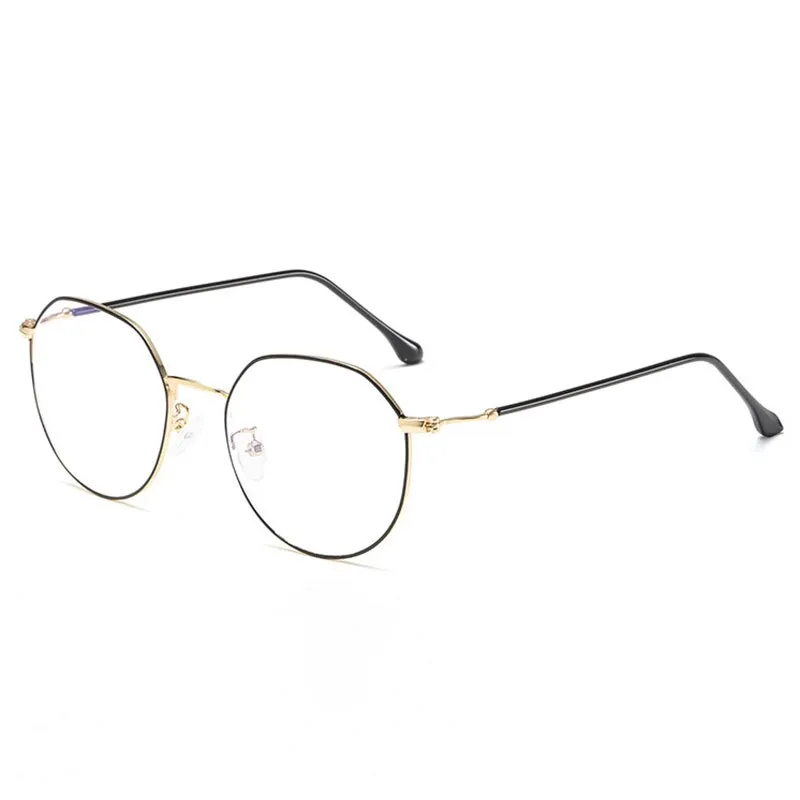 Hotony Unisex Full Rim Polygonal Alloy Frame Eyeglasses 1905