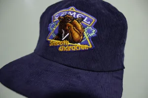 Joe Camel Corduroy Smooth Character Cigarettes Vintage 80's Adjustable Snap Back Hat