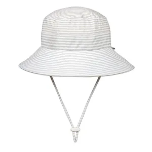 Kids Classic Swim Bucket Hat - Grey Stripe