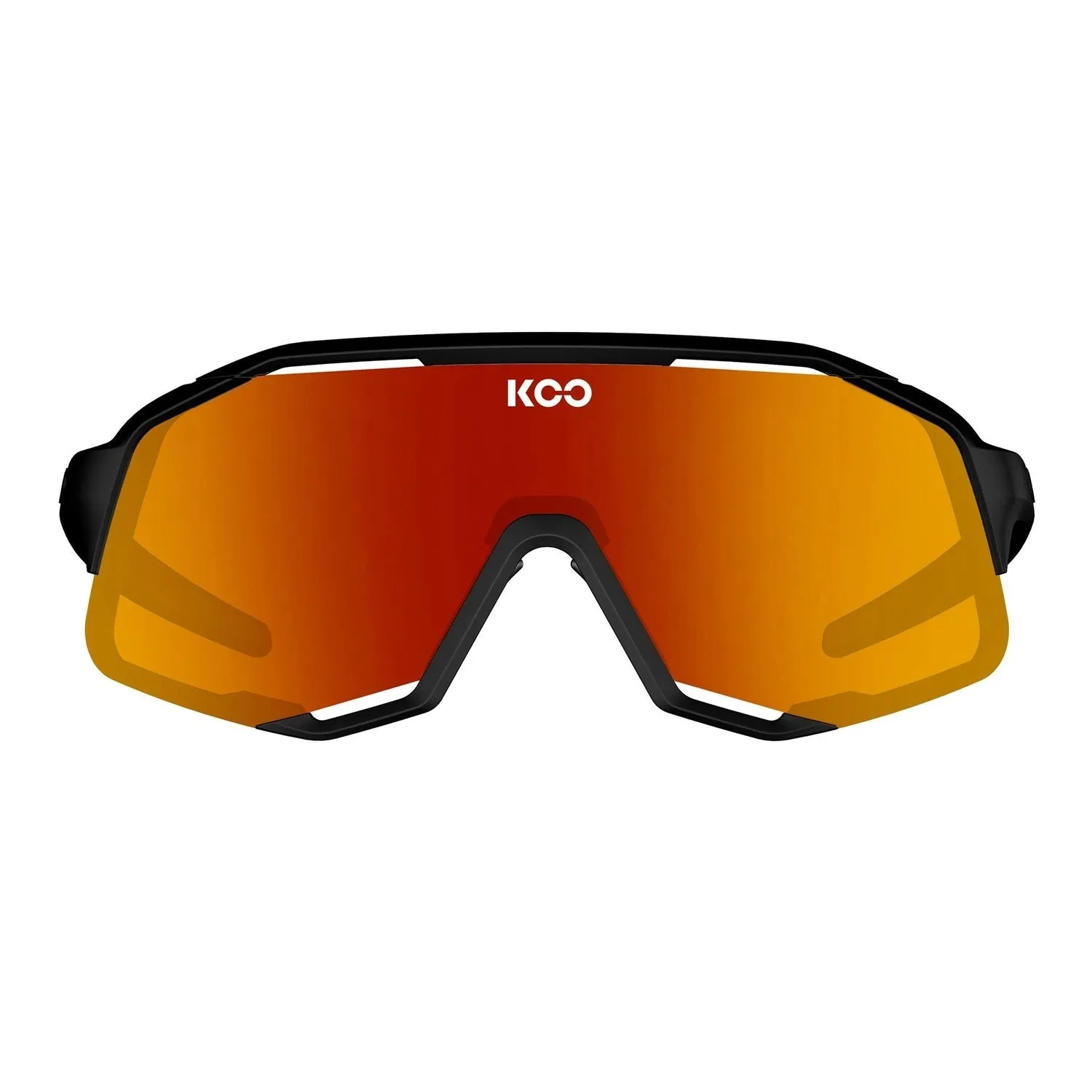 KOO Eyewear Demos Red Mirror - Black Matt