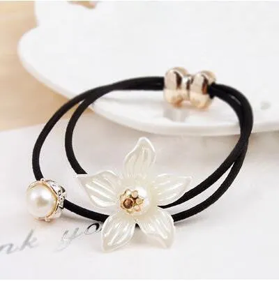 korean fashion women girls elastic hair rubber bands ties headwear ring rope accessories for women scrunchie ornaments wholesale