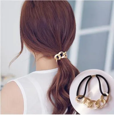 korean fashion women girls elastic hair rubber bands ties headwear ring rope accessories for women scrunchie ornaments wholesale