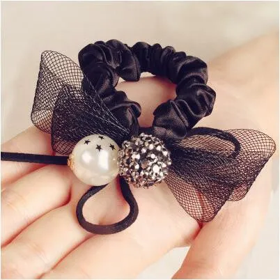 korean fashion women girls elastic hair rubber bands ties headwear ring rope accessories for women scrunchie ornaments wholesale