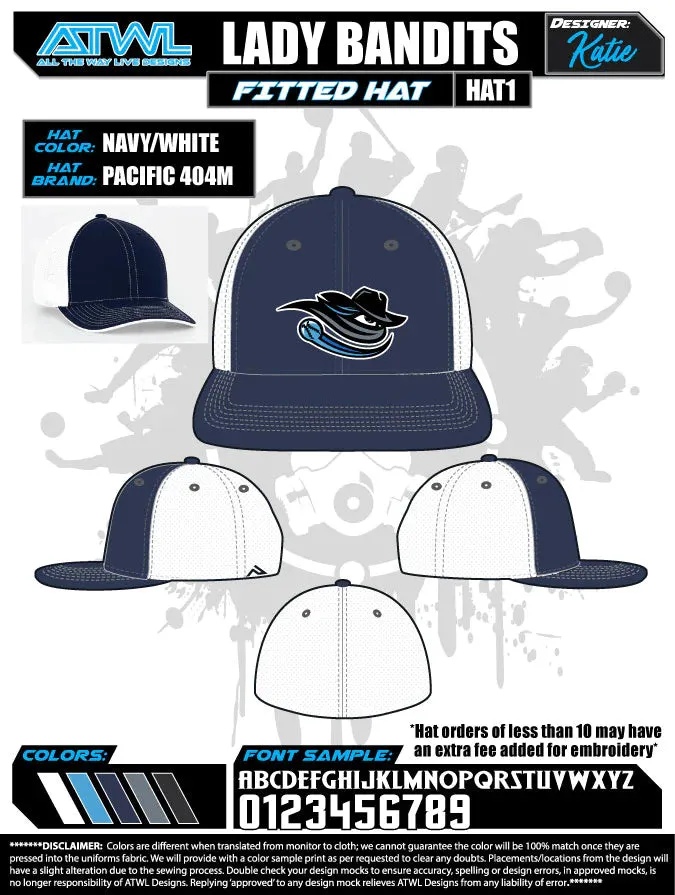 Lady Bandits Navy Hat