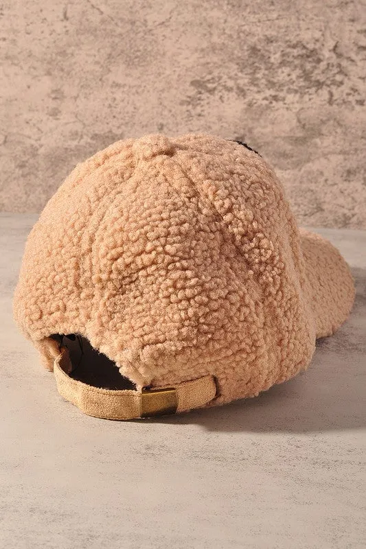 Lamb Wool Baseball Cap