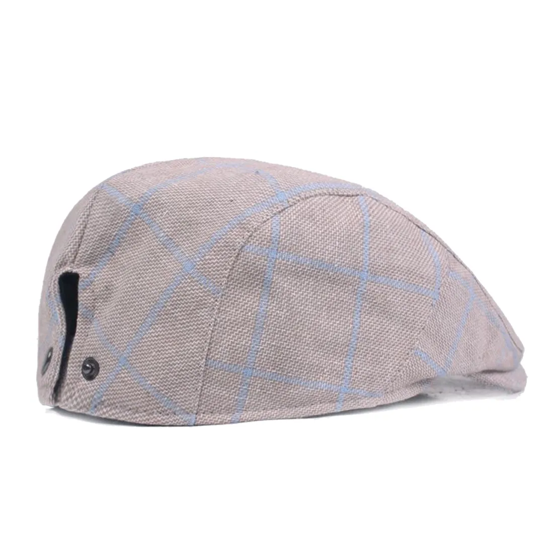 Men¡¯s Newsboy Gatsby Cotton Hat Cabbie Driving Hunting Flat Cap YZ30110