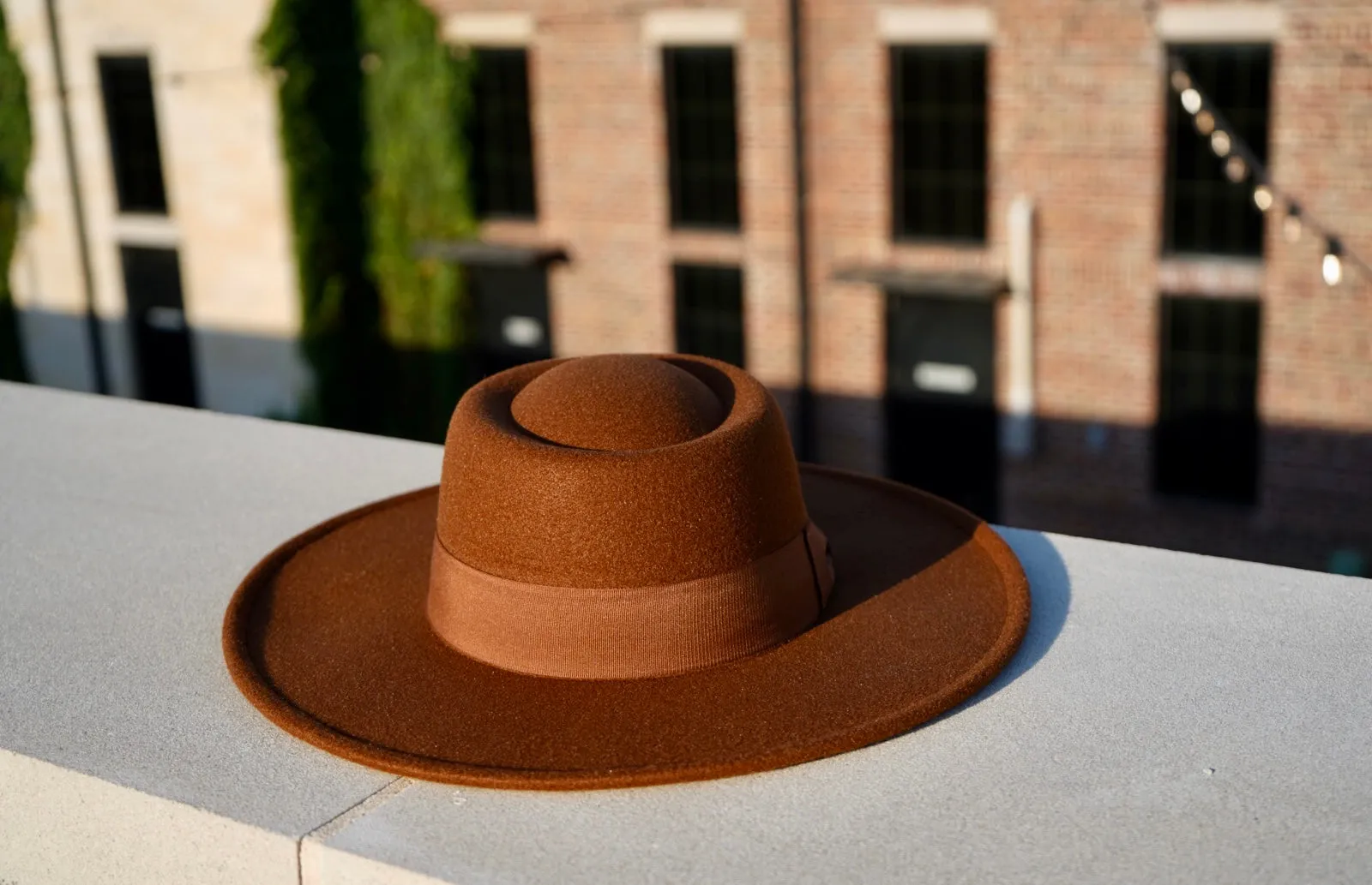 Milan Bolero Hat - Brown