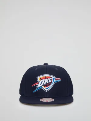 Mitchell and Ness - NBA Team Ground 2.0 Snapback Thunder - Blue