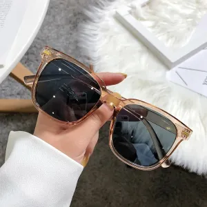 New Stylish High-Quality Hop Decorative Trendy Square Hip Fashion Retro Sunglasses