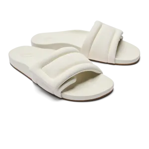 Olukai Women's Sunbeam Slide Sandal White