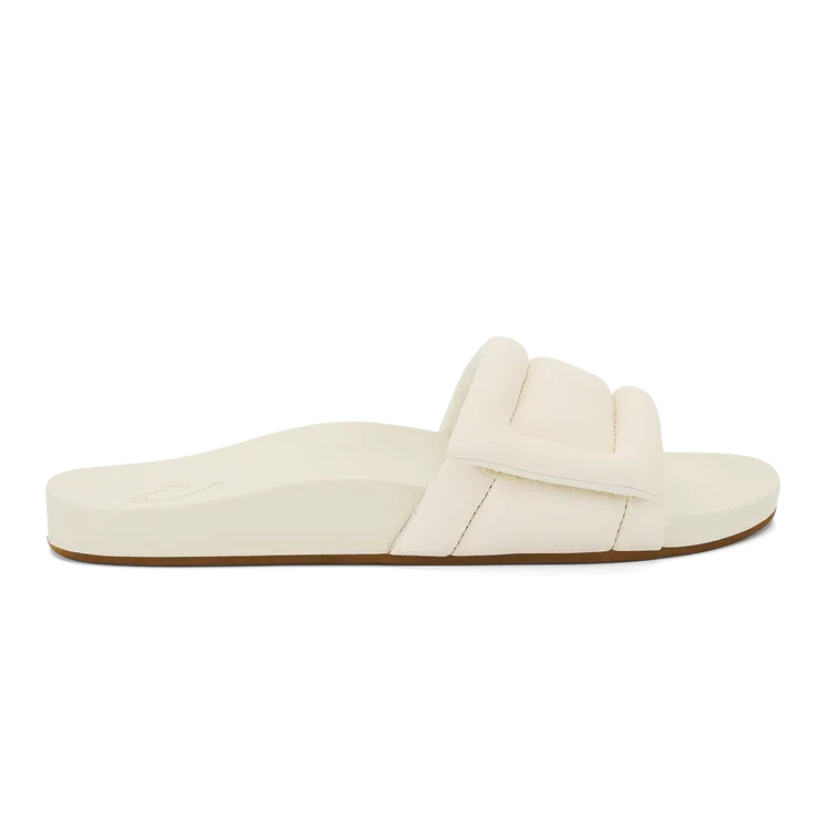 Olukai Women's Sunbeam Slide Sandal White