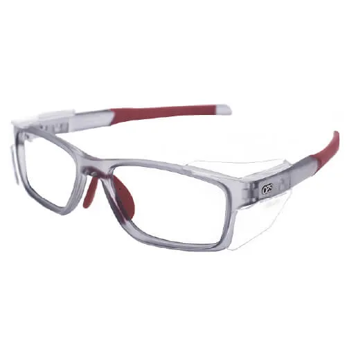 OZS Warrior 202 Safety Frame Smoke Grey/Red S58