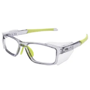 OZS Warrior 202 Safety Frame Transparent Grey/Green S54