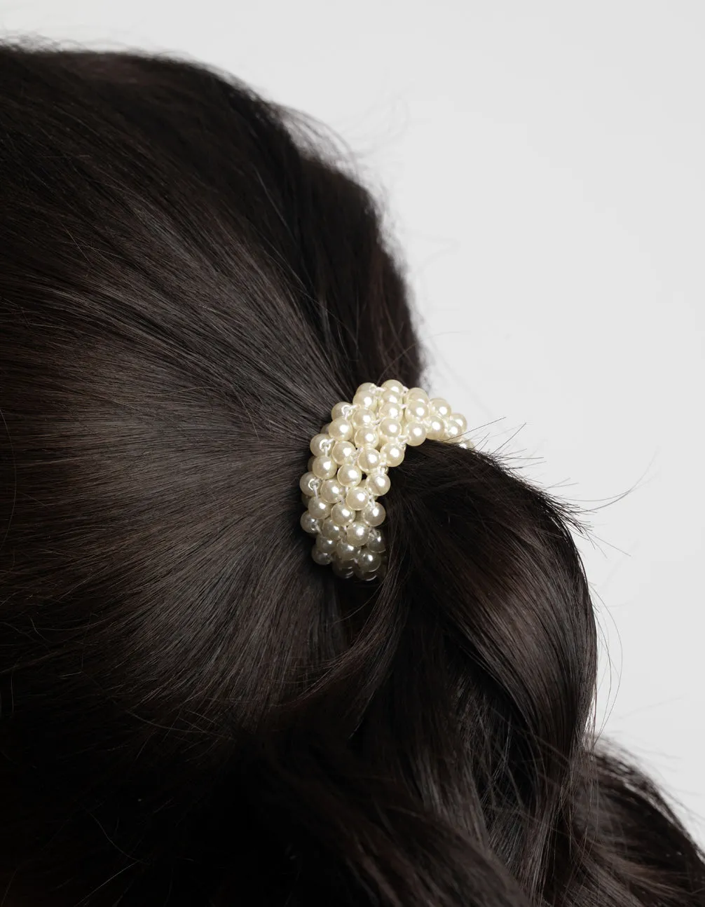 Pearl Disco Ball Ponytail Deco