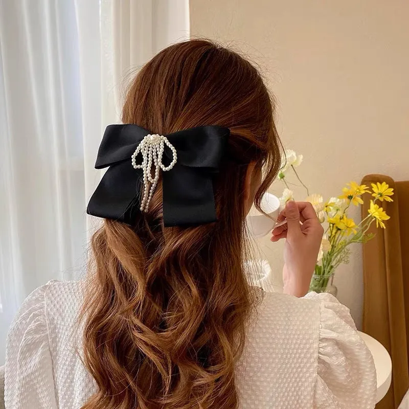 Retro Style Bow Tie Hair Clip