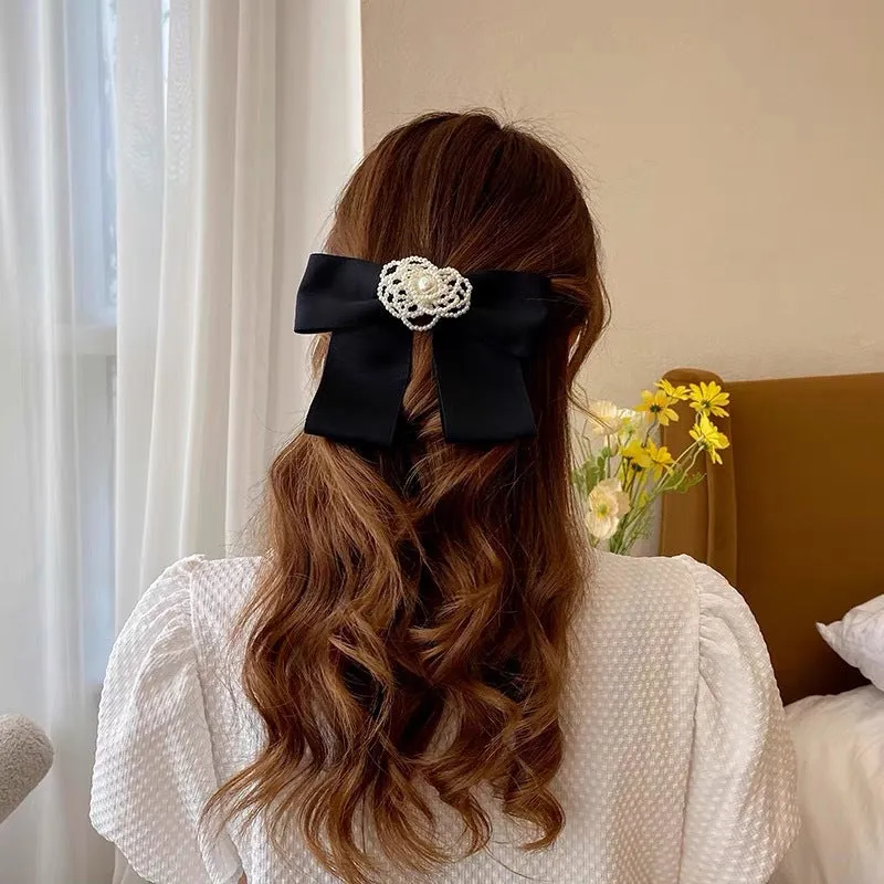 Retro Style Bow Tie Hair Clip