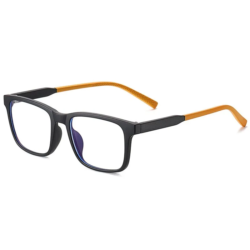 Reven Jate Unisex Children's Full Rim Square Tr 90 Silicone Eyeglasses 5105