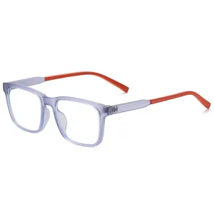 Reven Jate Unisex Children's Full Rim Square Tr 90 Silicone Eyeglasses 5105