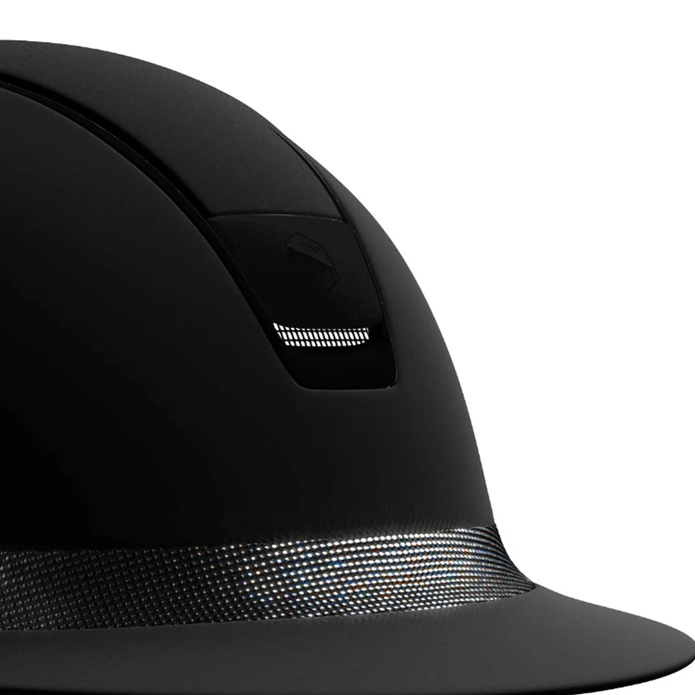 Samshield V1 Black Miss Shield Hat with Shimmer Band and Matt Blazon