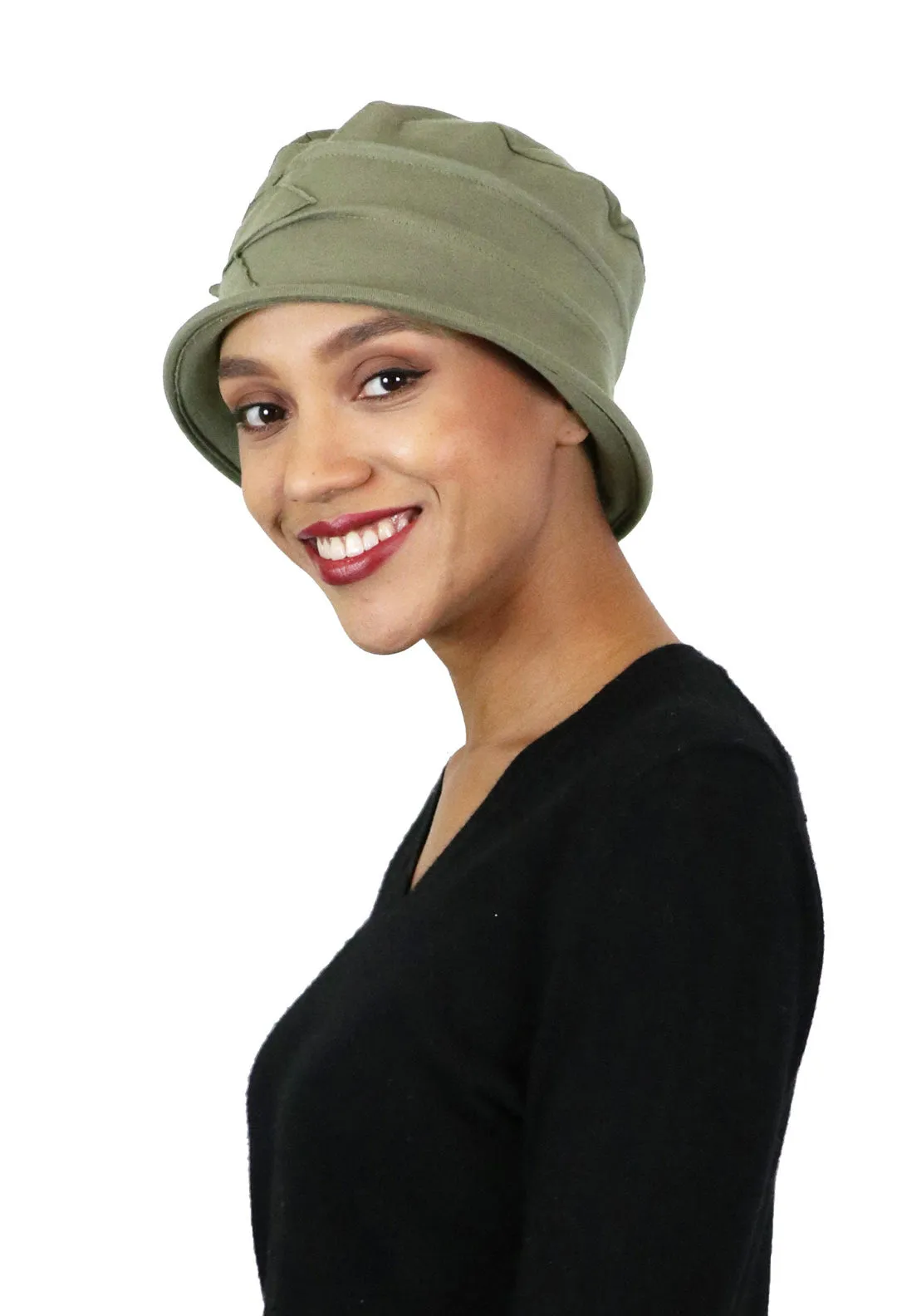 Seattle Chic Combed Cotton Cloche Hat for Women 50  UPF Sun Protection