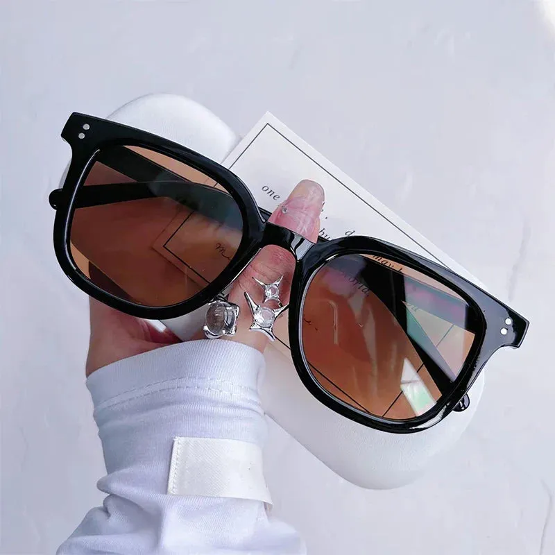 Small Designer Trendy Stylish Frame Fashion Summer Square Brand Women's Sunglasses