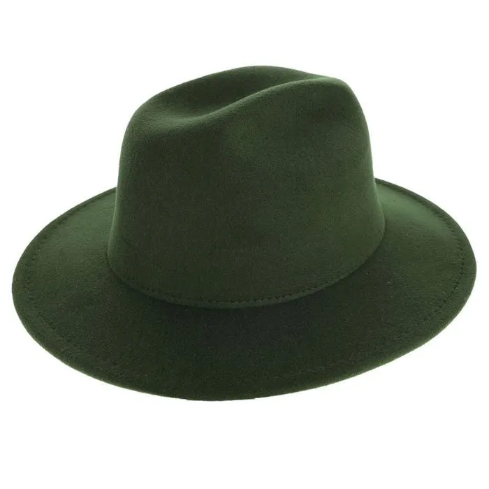 Solid Color Fedora