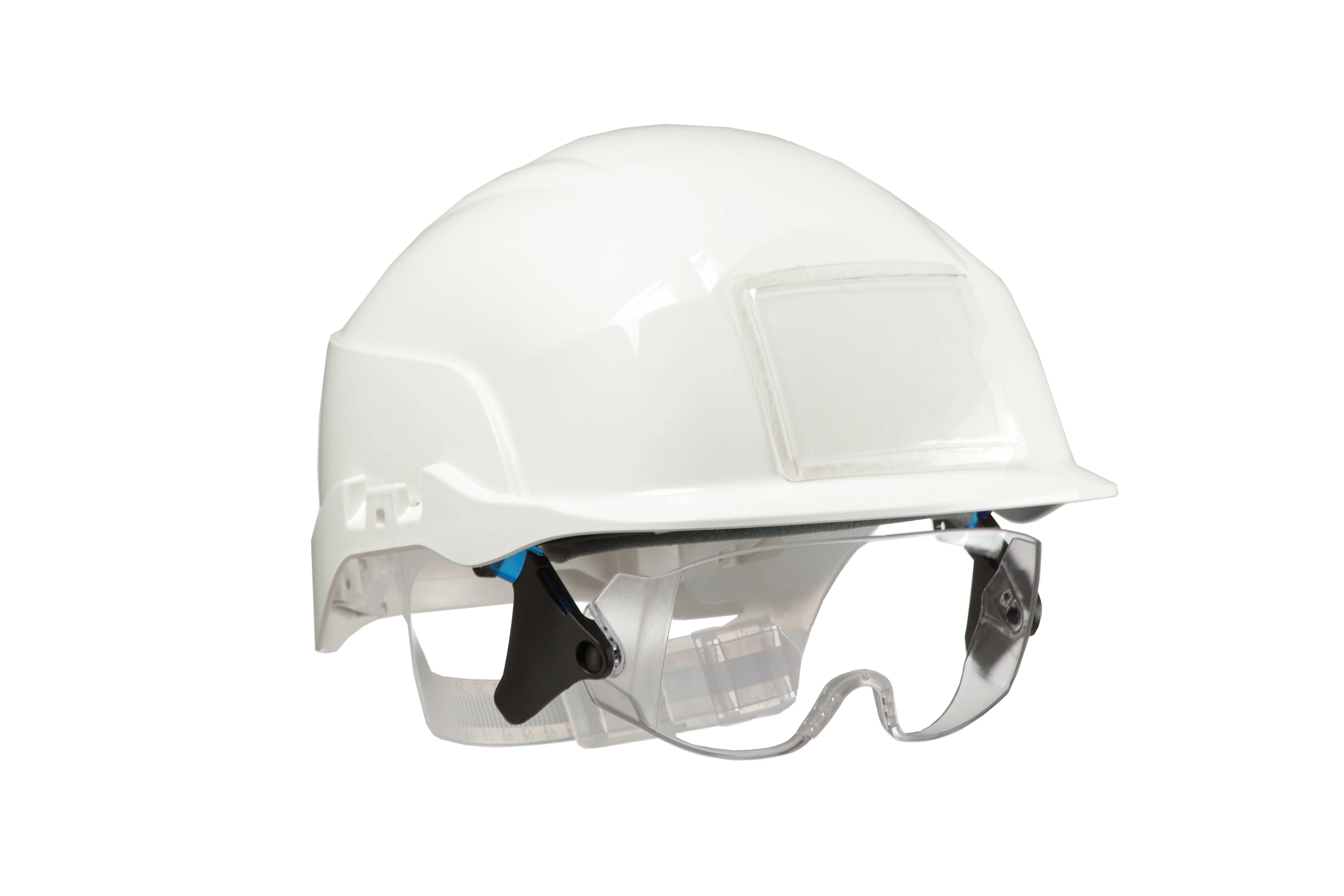 SPECTRUM Hardhat with integrated eyewear White