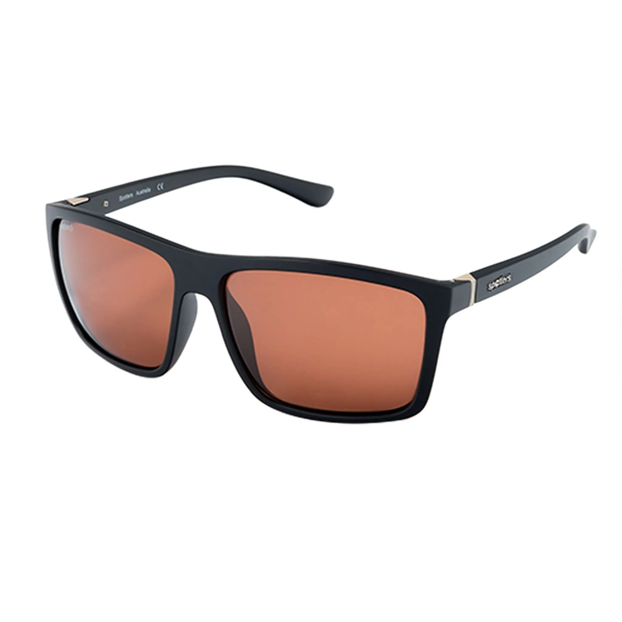 Spotters Polarised Eyewear Grayson Matt Black Sunglasses