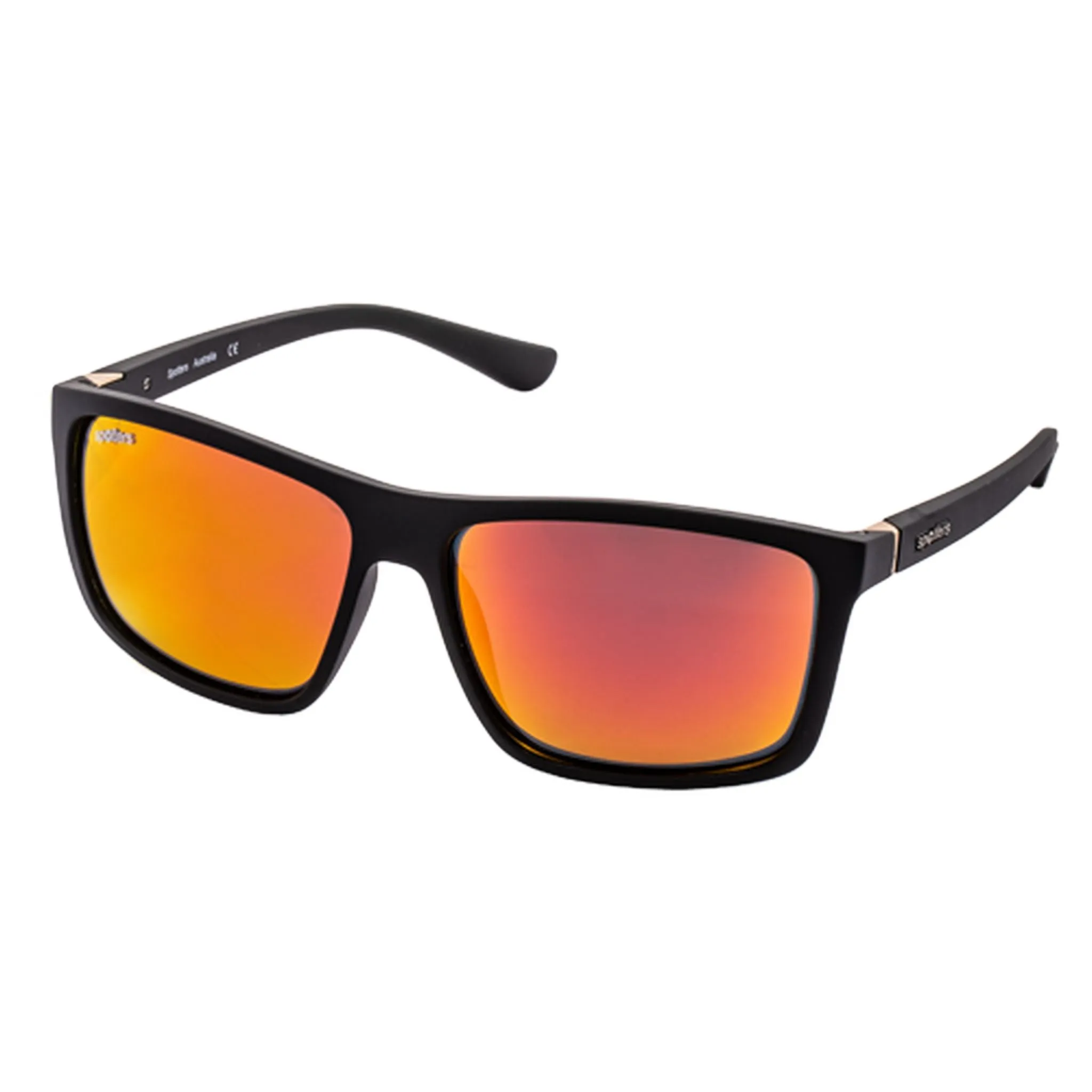 Spotters Polarised Eyewear Grayson Matt Black Sunglasses